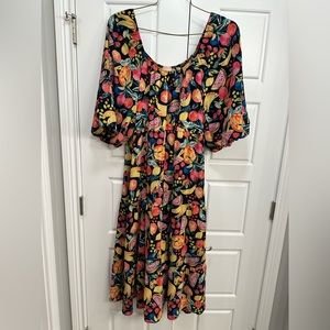 Day or Night Midi Dress ~ Fruity Tango Show Me Your Mumu. XXL. worn once